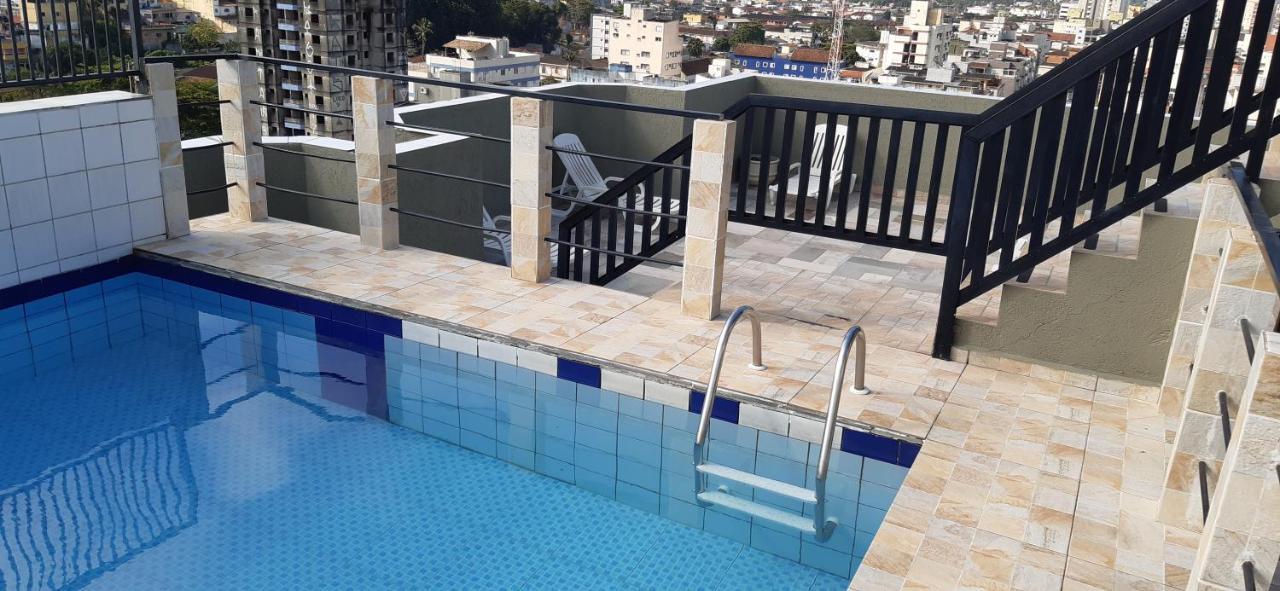 500M Da Praia, Predio Cm Piscina, 1Garagem, Wi-Fi 300 Mbps, Centro De Guaruja, Proximo A Praia E Comercio, Horarios Check-In E Check-Out Flexiveis, Churrasqueira, Apartment Luaran gambar