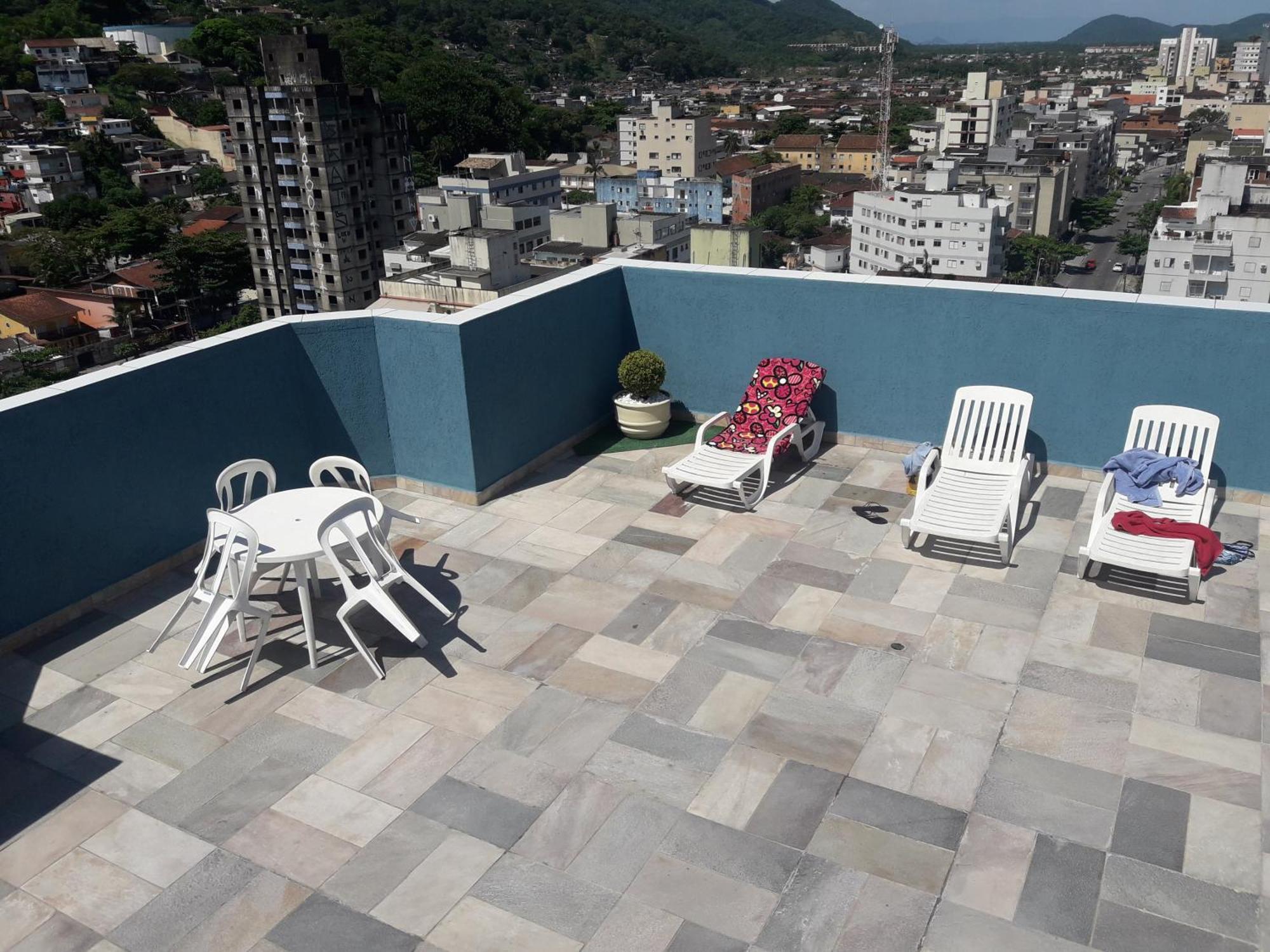 500M Da Praia, Predio Cm Piscina, 1Garagem, Wi-Fi 300 Mbps, Centro De Guaruja, Proximo A Praia E Comercio, Horarios Check-In E Check-Out Flexiveis, Churrasqueira, Apartment Luaran gambar